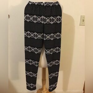 Black Warm Leggings Size Small